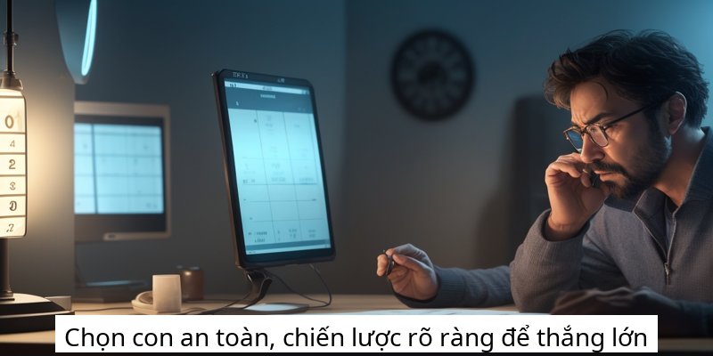 Chọn con an toàn, chiến lược rõ ràng để thắng lớn
