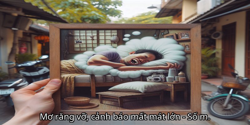 Mơ răng vỡ, cảnh báo mất mát lớn - Số m.
