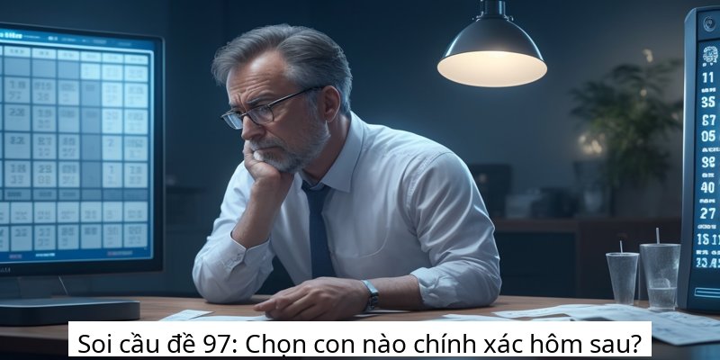 Soi cầu đề 97: Chọn con nào chính xác hôm sau?