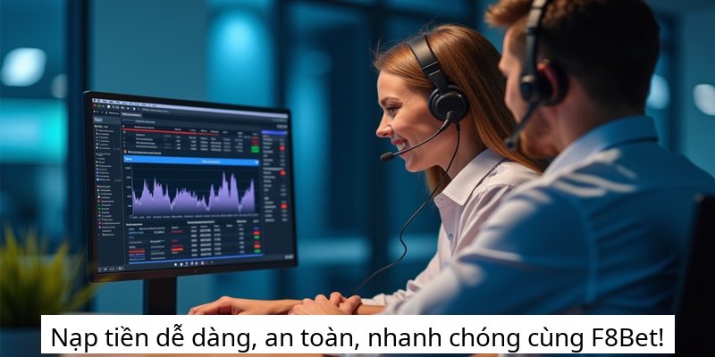 Nạp tiền dễ dàng, an toàn, nhanh chóng cùng F8Bet!